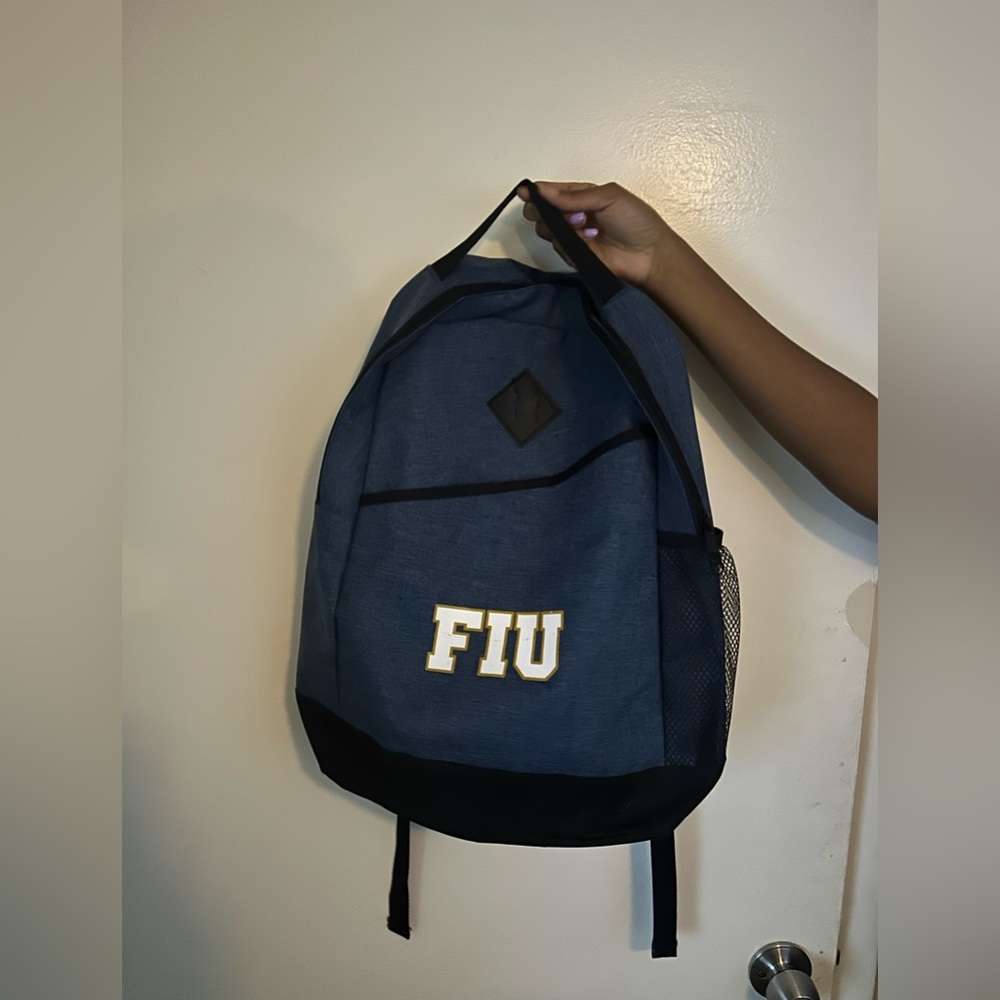 Blue and Black FIU Backpack